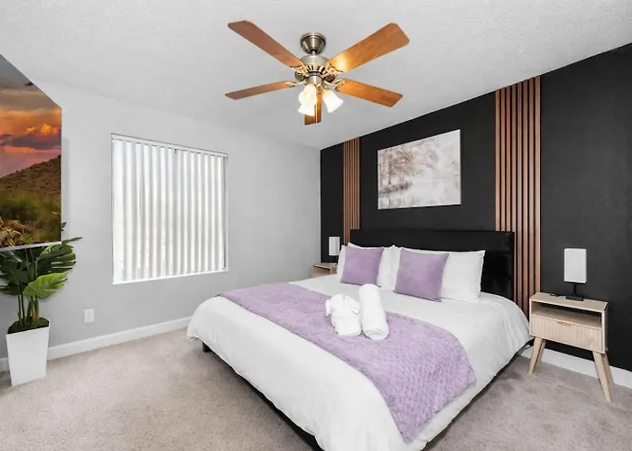 Modern 2br Escape Sleeps 7 Pools Gym & Fire Pit Tempe